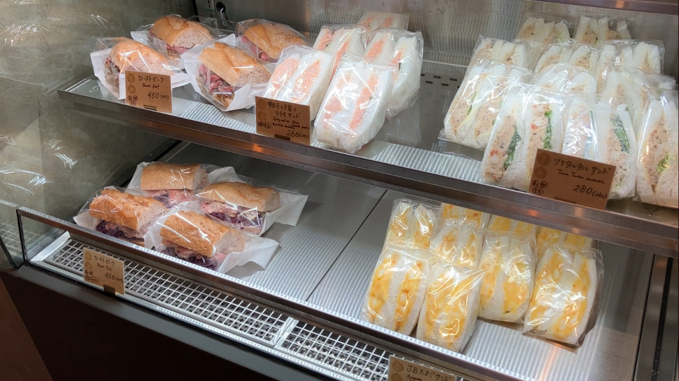 自由が丘のグルテンフリー米粉サンドイッチ