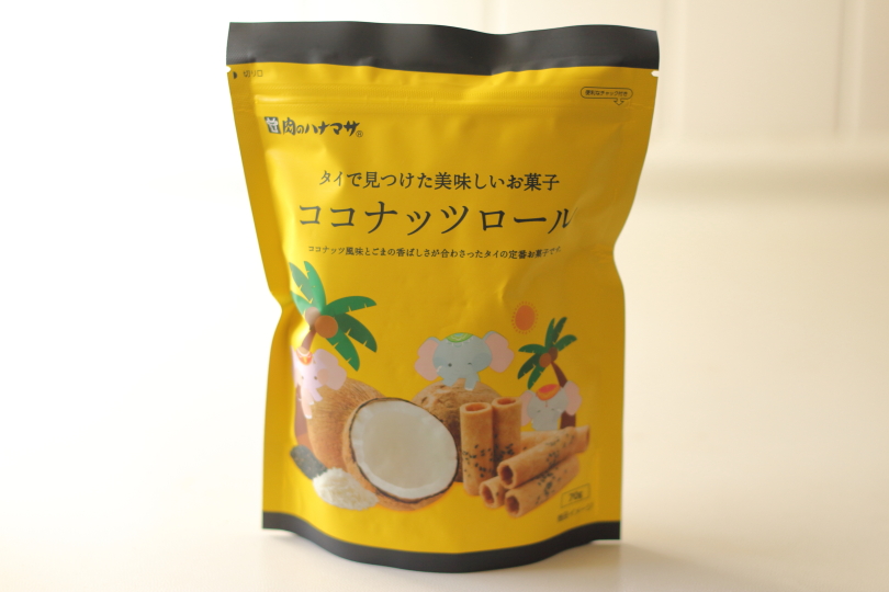 肉のハナマサのグルテンフリーお菓子「ココナッツロール」