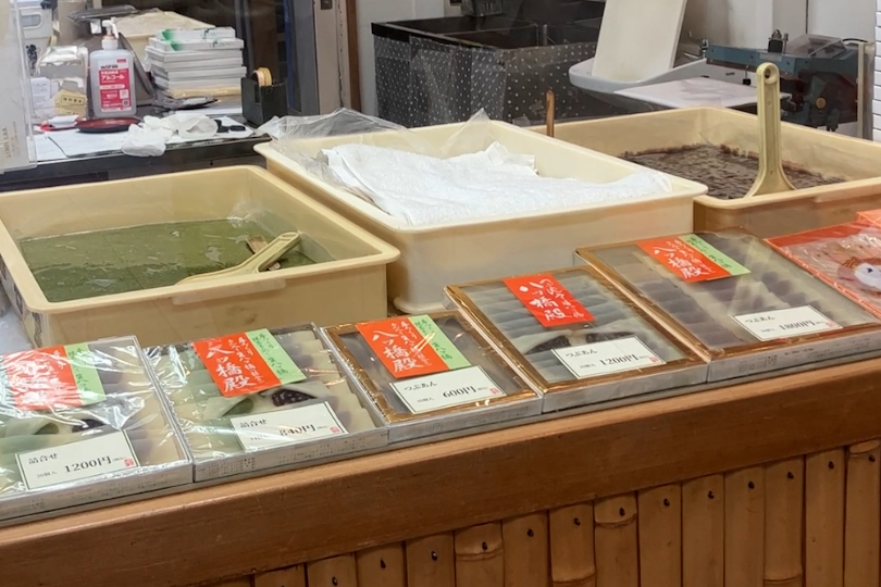 元祖八ツ橋西尾為忠商店新京極店の八ツ橋