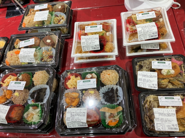 わくわく広場のあさひめ農園八街工房のヴィーガン弁当